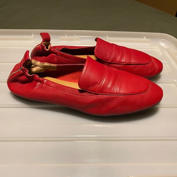 Everlane the Day Loafer in red leather - Picture 12 of 14